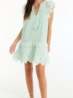 Allison NY Lucia Dress in green. Size XS/TP